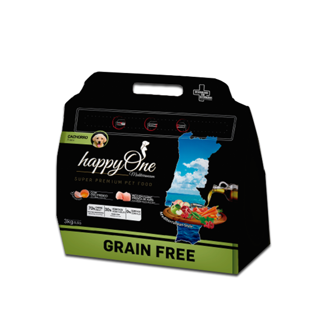 HappyOne Grain-Free Mediterraneum Puppy 3Kg