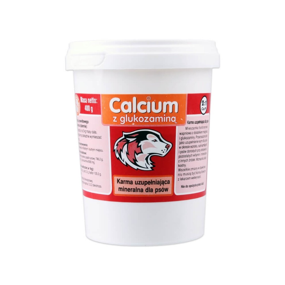 Calcium 400 g czerwony - suplement diety z glukozaminą