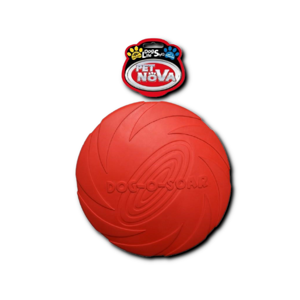 PET NOVA RUB DISC RED 15 cm