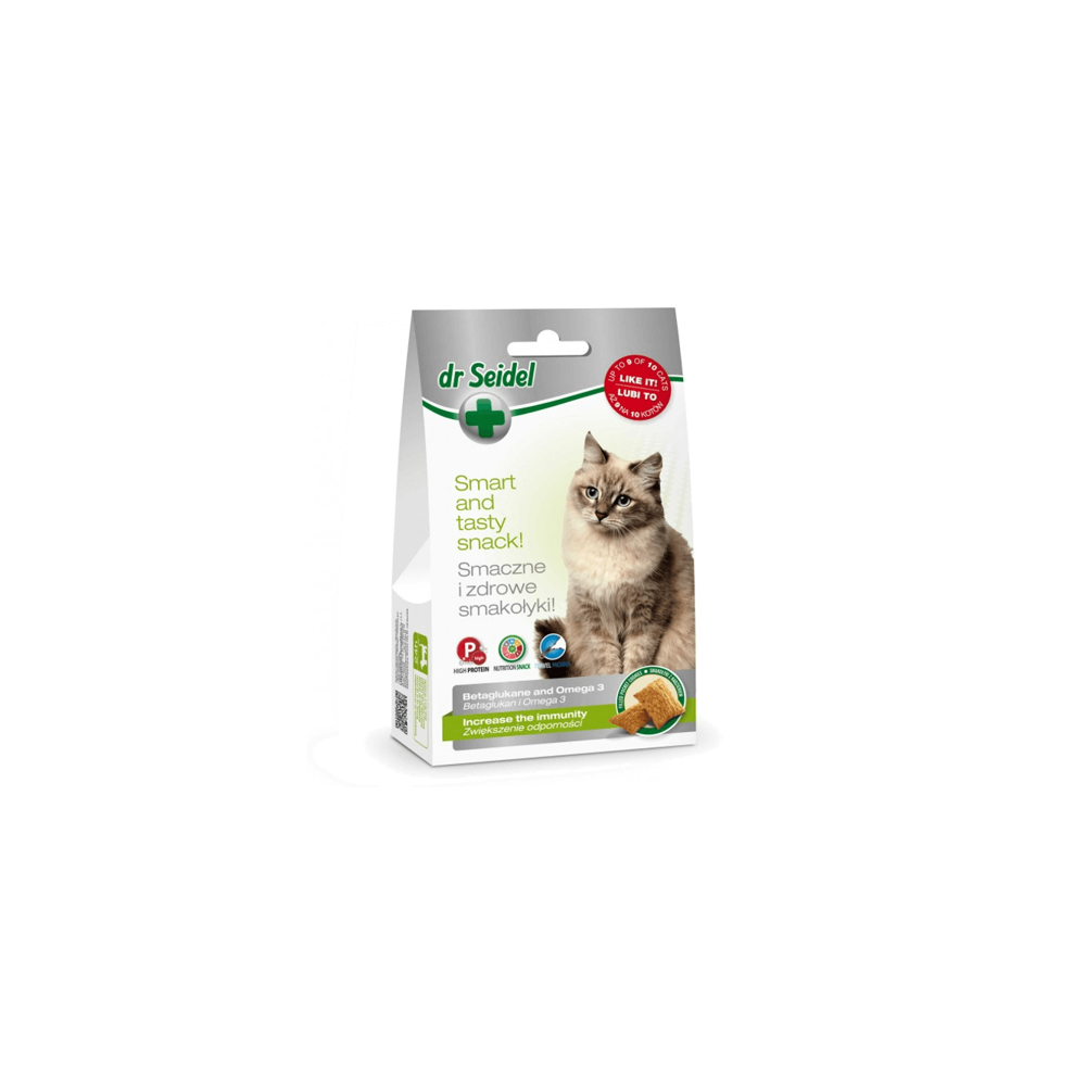 DR SEIDEL Smakołyki Dr Seidla dla kotów na zwiększenie odporności z beta gluka 50 g