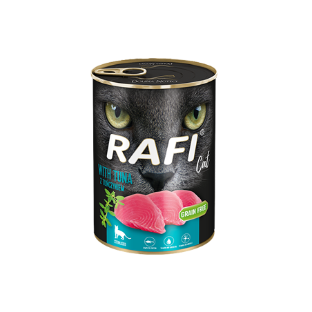 Rafi Cat dla kotów sterylizowanych karma bezzbożowa z tuńczykiem 400 g